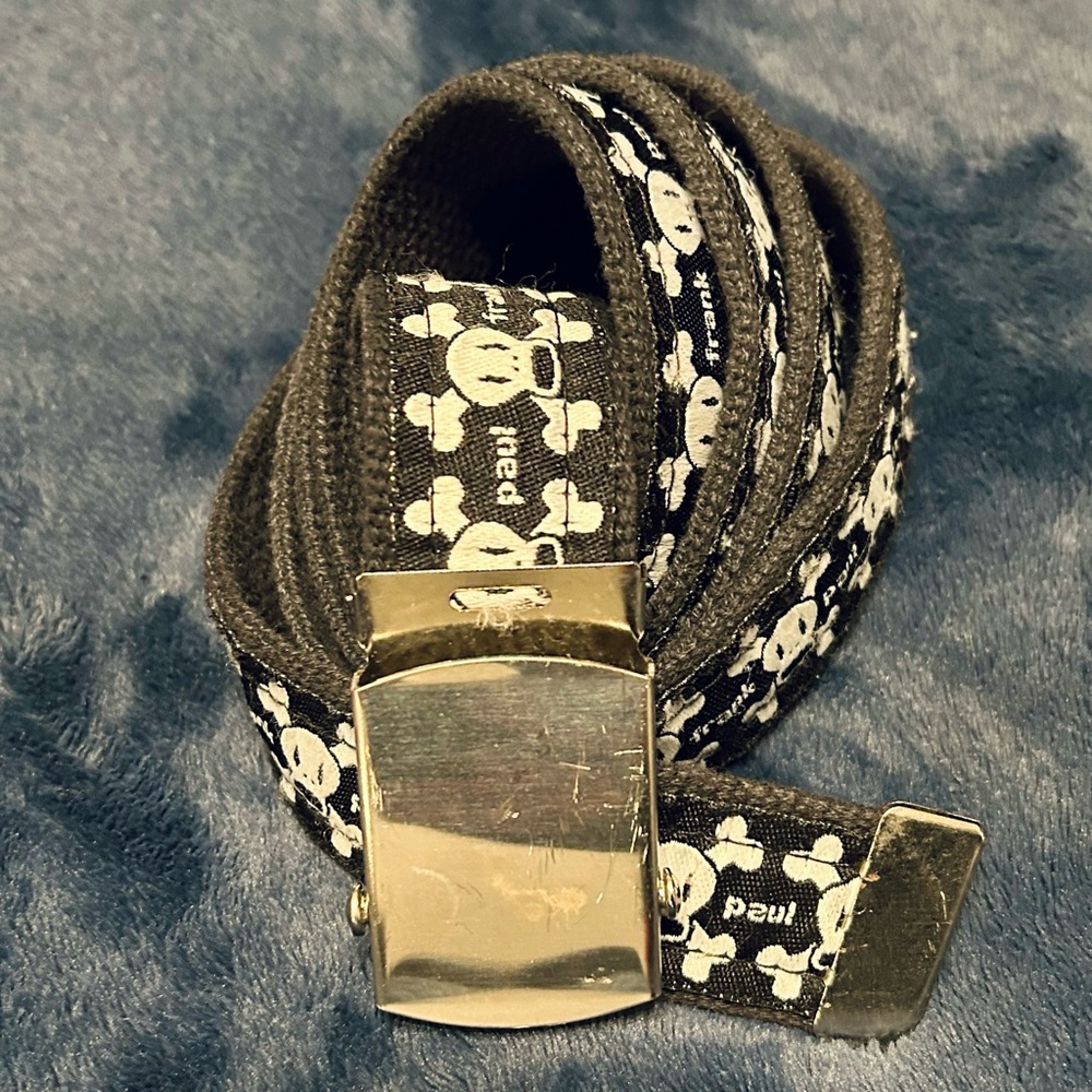 Rare find, Y2K Paul Frank Skurvy Skull Belt